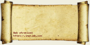 Radinka Galjković vizit kartica